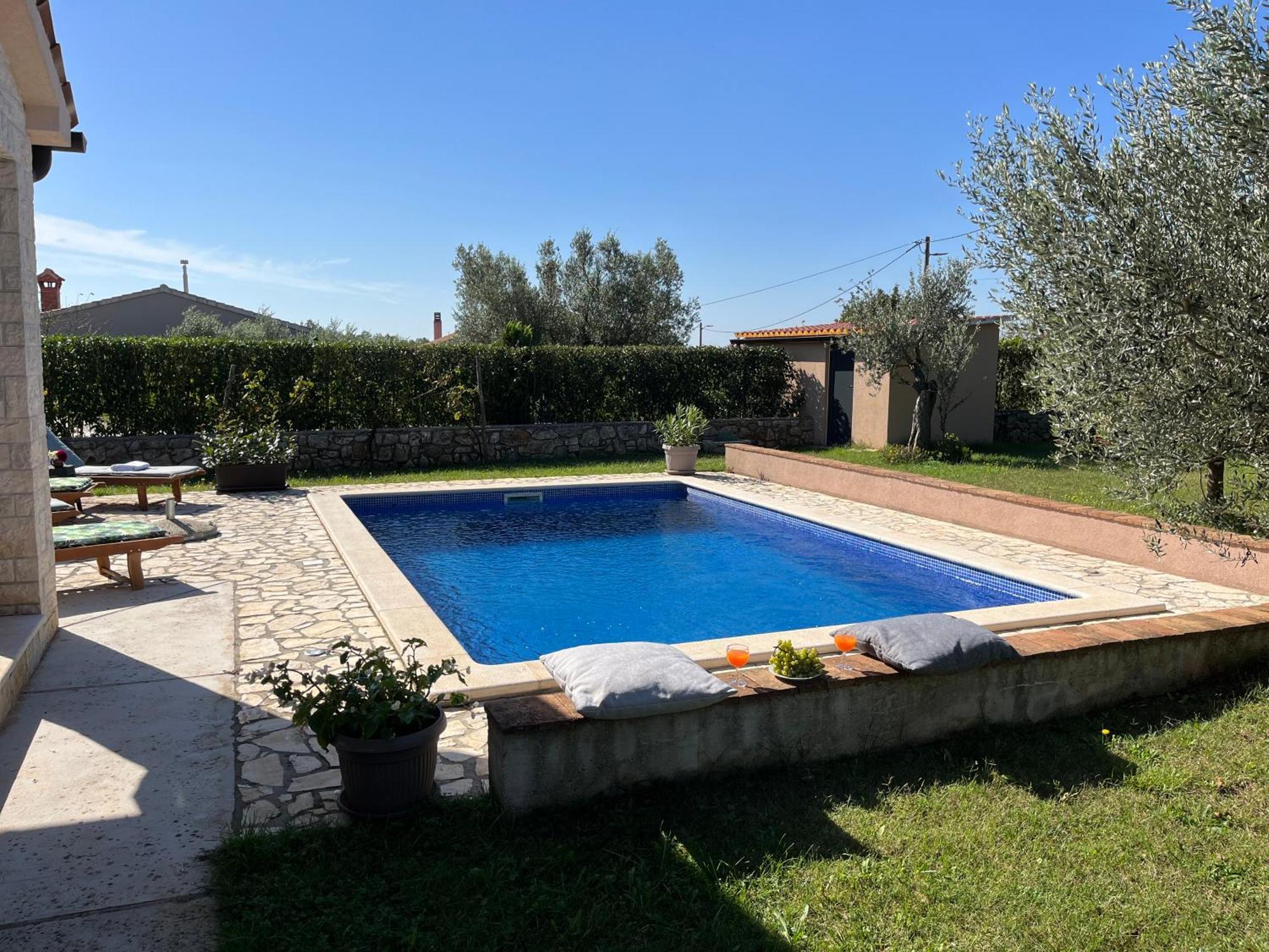 Villa Mirela With A Comfortable Garden And Pool Grandici 外观 照片